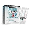 Pure Kick Arctic hydration Variety pack Singles to Go Powdered Drink Mix, Arctic Wave, Arctic Wave Cherry, Arctic Ice, 40 Count Packets