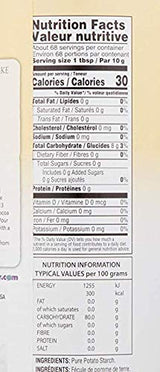 Gefen Pure Gluten Free Potato Starch, 24oz (2 Pack = 3Lbs) For Cooking & Baking | Resealable Container | Excellent Fried Chicken Flour | GF Thickener