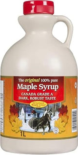L B Maple Treat, Maple Syrup, Grade A, Amber, 4 Litre/1.06 Gallon Jug, Imported from Canada)