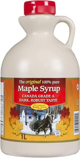 L B Maple Treat, Maple Syrup, Grade A, Amber, 4 Litre/1.06 Gallon Jug, Imported from Canada)