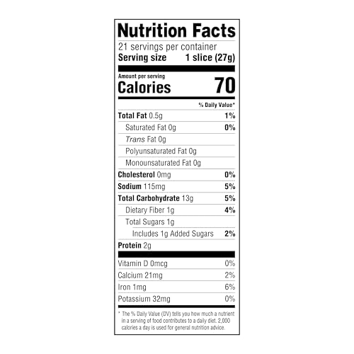 Amazon Grocery, Round Top Wheat Bread, 20 Oz