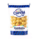 Color It Candy Shimmer Gold 1 inch Gumballs 14 Ounce Stand Up Bag - Perfect For Table Centerpieces, Weddings, Birthdays, Candy Buffets, & Party