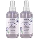 SMELLS BEGONE Essential Oil Air Freshener Spray - Odor Eliminator - 2 Pack - 8 Ounce (Lavender Vanilla)