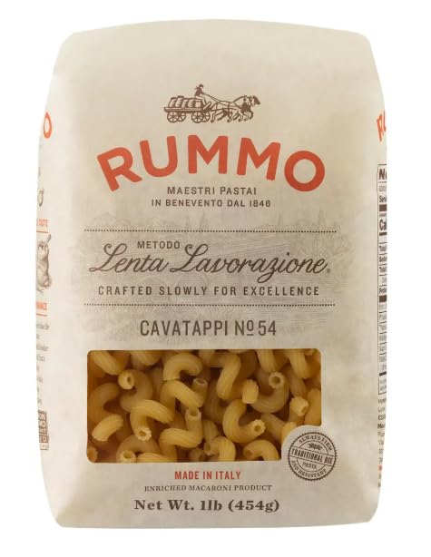 Rummo Riccioli Pasta N.54 - Cavatappi Pasta Noodles, Corkscrew Noodle, Durum Wheat Spiral Pasta, Dry Pasta, Imported from Italy - 16 Ounce (Pack of 5)