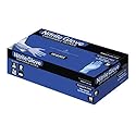100 Disposible Blended Nitrile Gloves Powder/Latex Free Synthetic Blend Light Blue Large