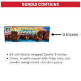 Little Debbie Cosmic Brownie, 36 Individually Wrapped Brownies (6 Boxes)