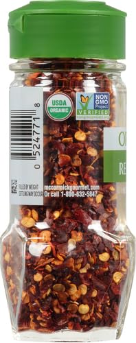 McCormick Gourmet Organic Crushed Red Pepper, 1.12 Oz