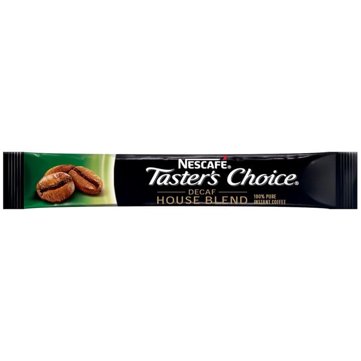 Nescafe Taster's Choice Decaf Instant Coffee, House Blend, 16 Count