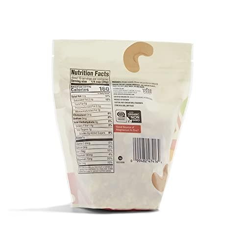 365 by Whole Foods Market, Organic Roasted Unsalted Cashews, 10 Ounce