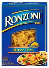 Ronzoni Bow Ties Pasta 12 oz