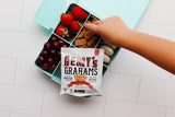 Safe + Fair Remy's Cinnamon Grahams 24ct - Wholesome Healthy Snacks - Bite-Sized Whole Grain Treats - Single-Serve Pouches for School Lunches