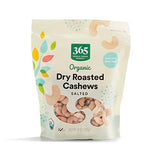 365 by Whole Foods Market, Organic Dry Roasted & Salted Cashews, 10 Ounce