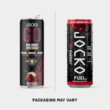 Jocko Fuel GO Energy Drinks, Black Cherry Cola - 95mg Caffeine with Added Adaptogens, Vitamin B12 & B6, & L Theanine for Mood & Focus Support, No