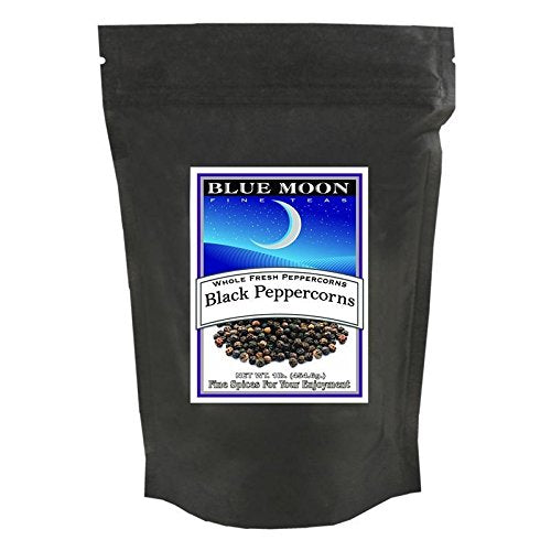 Blue Moon Black Peppercorns 1 Lb, Whole Peppercorns