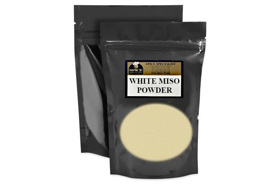 White Miso Powder in a resealable plastic bag- (1 lb. [16 oz.]) - Gluten Free - Vegan