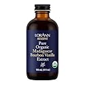 LorAnn Oils Reserve Pure Organic Madagascar Bourbon Vanilla Extract - Real, Organic Vanilla Extract for Baking, Pure Flavor & Bourbon, 4 Ounce