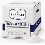 Natural Sea Salt Coarse Grain, Gluten-Free Bulk Sea Salt for Commercial Use with No Artificial Additives, 40 Pounds