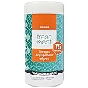 Fresh Nest Fitness Equipment Wipes - Cleaning Wipes for Yoga Mats, Pilates Studios, Gyms, Peloton & Cycle Bikes, Spas - Fragrance-Free Wipes Surface
