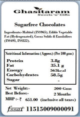 Ghasitaram Gifts Sugarfree Chocolates