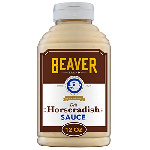 Beaver Brand Deli Horseradish Sauce, Zesty Deli, 12 oz.