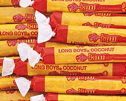 ATKINSON’S - Long Boys Coconut - Creamy Caramels Infused with Real Coconut Flakes - Gluten Free, Kosher - 2 lbs