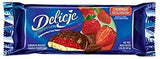 2 Pack Delicje Variety Pack European Biscuits Strawberry, Orange, Raspberry, Cherry Filling