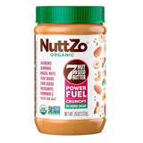 NuttZo Organic Power Fuel 7 Nuts and Seeds Butter, Crunchy, Paleo and Keto Friendly, Peanut and Gluten Free, Vegan, Kosher, 1g Sugar, 6g Protein, 26