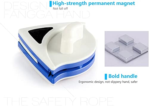 Magnetic Window Cleaner Tool Glass Wiper, Double Sided Window Cleaner Windows Cleaning Brush for High-Rise Household Cleaning Windows Thickness