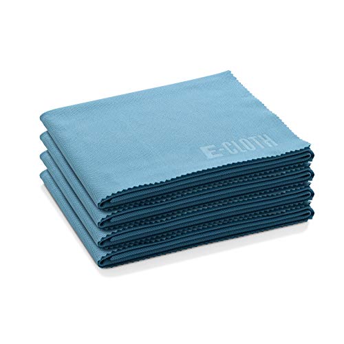 E-Cloth Glass & Polishing Cloth - Microfiber Cleaning Towel Cloth for Windows, Cars, Mirrors, Eyeglasses, & More, Streak Free Clean, Reusable