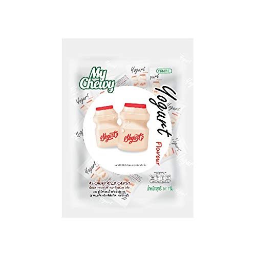 My Chewy Milk Candy, Soft Chewy Candy 19 tablet, Size 67g X 2 Packs (Yogurt Flavour)
