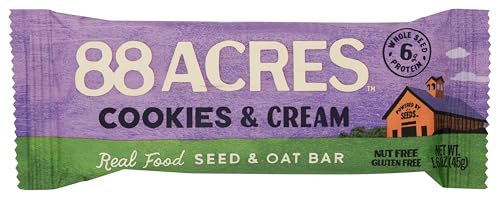 88 Acres Cookies and Cream Seed & Oat Bar, 1.6 OZ