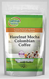 Hazelnut Mocha Colombian Coffee (Gourmet, Naturally Flavored, Whole Coffee Beans) (4 oz, ZIN: 561018)