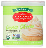 Miss Jones Baking Co Organic Cream Cheese Flavored Frosting, 11.29 OZ