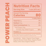 COOLER CO. | YERBA MATE | 100% Org. Caffeine | Power Peach Flavor (12 Pack)