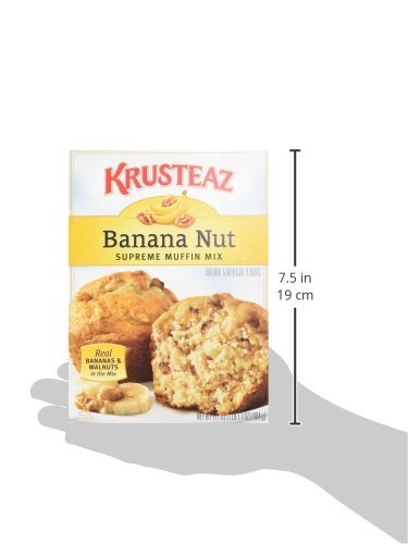 Krusteaz, Banana Nut Muffin Mix, 15.4 oz Box (Pack 3)