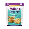 Milton's Gluten Free Crackers, Crispy Sea Salt - Non-GMO Project Verified, Kosher, Certified Gluten Free Snack, 5 Grains In Every Bite - 4.5 Oz