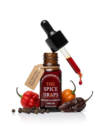 The Spice Drops Ultra-Concentrated Chili Oil - Precision Dropper - 0.5 oz