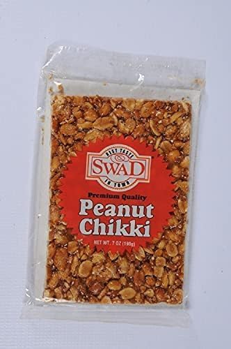 Great Bazaar Swad Peanut Chikki, 7 Ounce