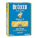 De Cecco Elbows No. 81 Pasta, 16 Oz, Authentic, Slow Dried, Made with Durum Wheat, Versatile Pasta for Sauces & Recipes, Made in Italy