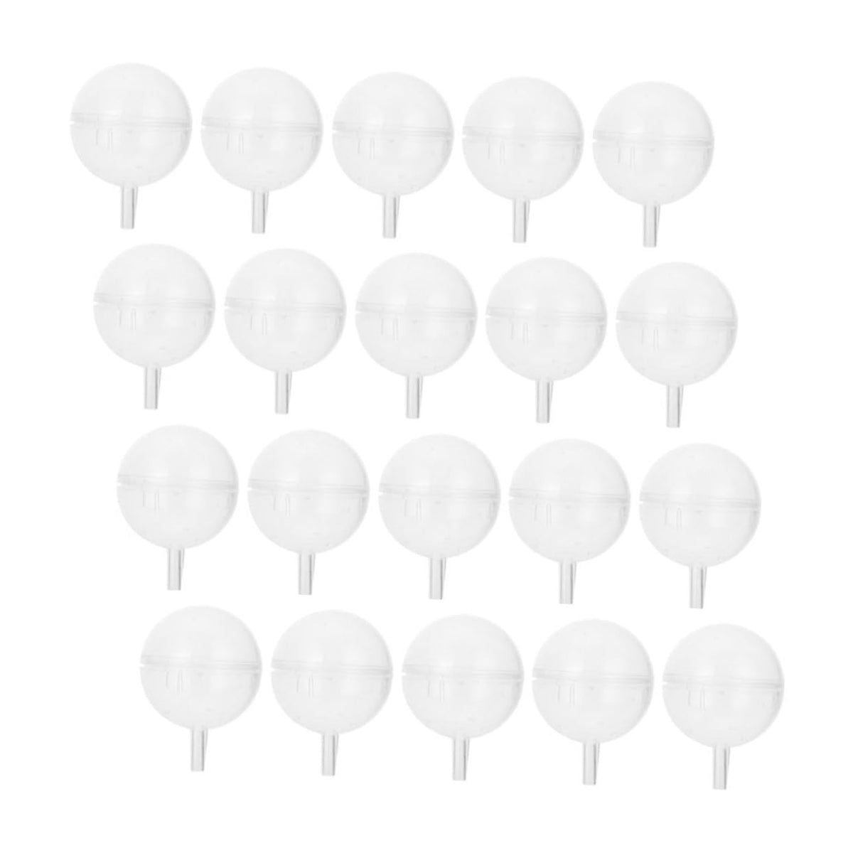 PAMINGONO 20pcs Clear Chocolate Holder Case with Lid Plastic Candy Packaging for Bouquets for Valentine Day and Special Occasions