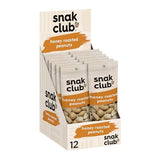 Snak Club Honey Roasted Peanuts, 1.75 oz Bags, 12 Pack