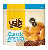 Udi's Gluten-free Classic French Dinner Rolls, 2 Packs, Each Pack Has 6 Rolls for 8.47 Ounces (Pack of 2 (Total 12 Dinner Rolls))