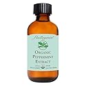 Flavorganics Organic Peppermint Extract, 2-Ounces Glass Bottles (Pack of 3)