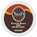 TULLY'S FRENCH ROAST DECAF COFFEE K CUP 96 COUNT