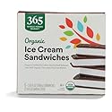 365 by Whole Foods Market, Ice Cream Sandwiches Organic 6 Count, 21.9 Fl Oz
