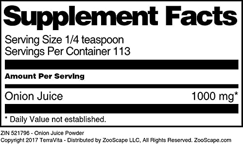 Onion Juice Powder (4 oz, ZIN: 521796)