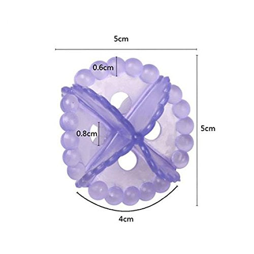 4Pcs Reusable Dryer Laundry Balls Anti Clothes Winding Tumble Laundry Washing Soften Fabric Cleaning Balls Washing Machine Hair Ball,Saving Drying