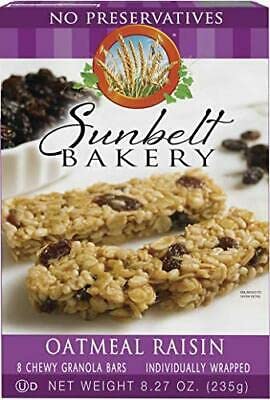 Sunbelt Bakery Oatmeal Raisin Chewy Granola Bars, 96-1.0 OZ Bars (12 Boxes)