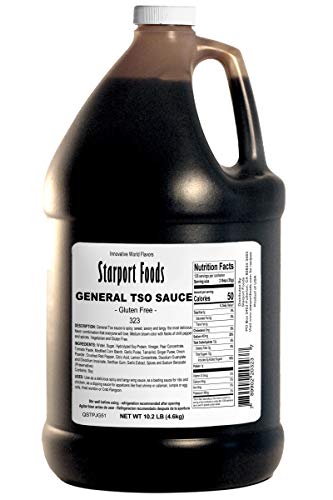 Starport Foods General Tso Sauce - Gluten Free, Vegetarian1 gallon, NET WT 10.2 LB, (163 OZ)