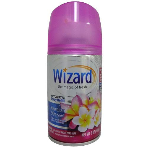 Wizard Automatic Spray 5Oz Refill (Package May Vary) Pack of (Hawaiian Retreat, 6)